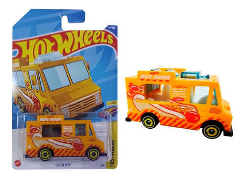Hot Wheels Quick Bite (hot Dog) Fast Foodie 2/5 Cars