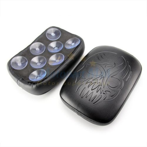 Imagen 3 de 6 de Moto Cuero Cráneo Pasajero Trasero Fender Cojín Asiento Para