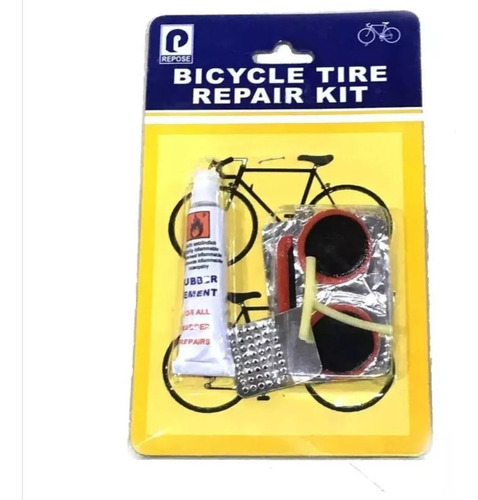 Imagen 1 de 3 de Kit De Parches Solución P/ Bicicleta Gomines Varios R3