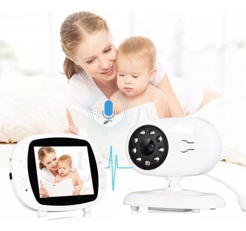Monitor De Video Para Bebés Con Cámara De Visión Nocturna