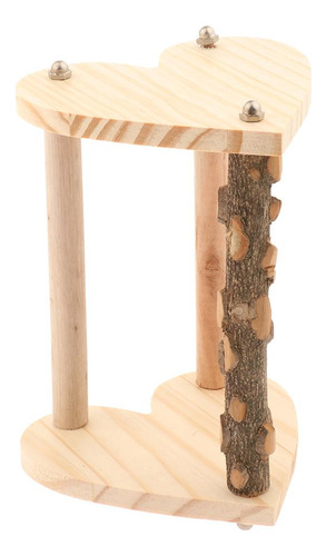 Bird Wood Stand Pole Amor