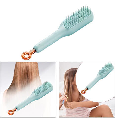 2 Cepillo De Pelo Autolimpiante, Peine De, Herramienta Azul