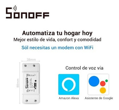 Interruptor Sonoff Basic Wifi Casa Inteligente