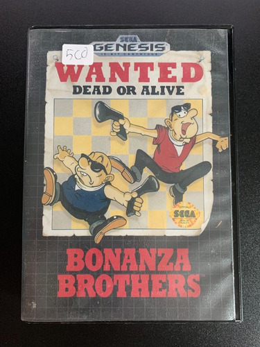 Bonanza Brothers Sega Genesis Sin Manual