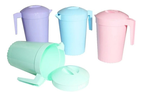 Imagen 2 de 3 de Magiclick Jarra De Plastico Con Tapa 2 Litros 22 Cm Altura