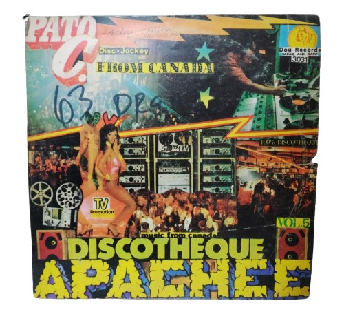 Varios Artistas Apachee Vol.5 (pato C), Lp La Cueva Musical