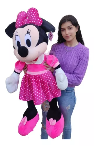 Intercambiar bufanda reinado Peluche De Minnie Gigante Novia De Mickey Mouse Mini 110cm