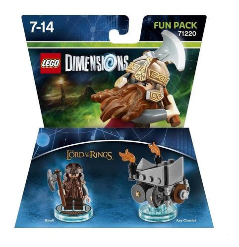 Imagen 1 de 2 de Lego Dimensions Fun Pack El Señor De Los Anillos Gimli