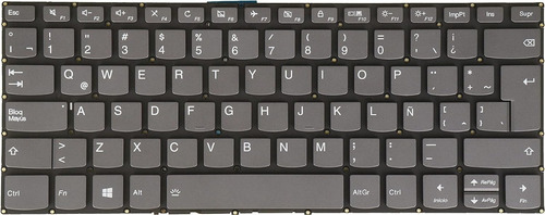 Teclado 330-14IGM Para Ideapad 330-14AST 330-14IGM 330-14IKB Español Color Gris