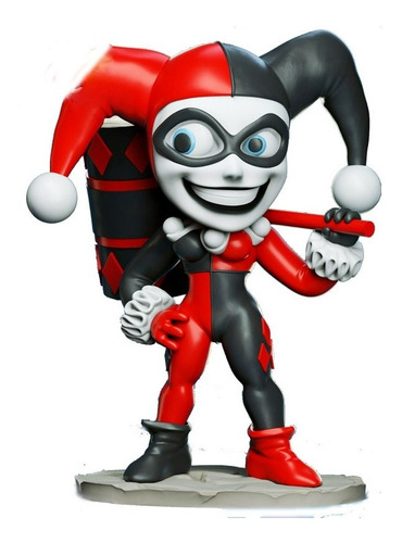 Imagen 1 de 3 de Muñeco Harley Quinn Figura Para Pintar Chibi Coleccion