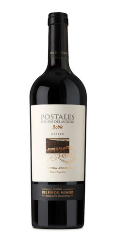 Vino Postales Roble Malbec 750ml. 