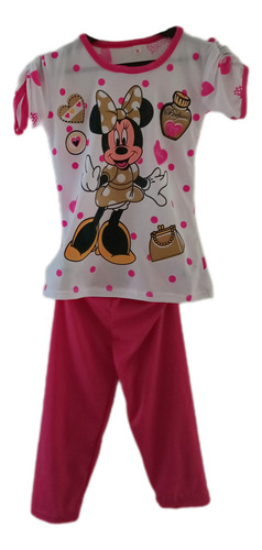 Conjunto Para Niñas 3 A 8 Años Minnie