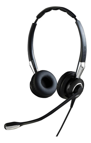 Auriculares inalámbricos Jabra Biz 2400 II Duo USB BT MS HSC021 negro y plata