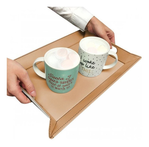 Imagen 3 de 4 de Bandeja / Individual Smart De Cuero 55 X 41 Centimetros
