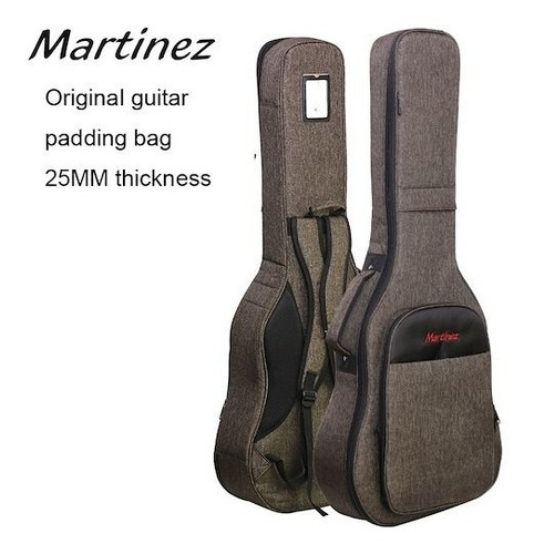 Imagen 3 de 4 de Martinez Flamenco Mfg-as Guitarra Criolla Con Funda