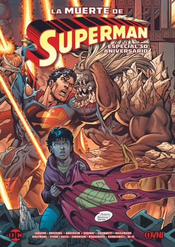 Ovni La Muerte De Superman Especial 30 Aniv Dc Comics Nuevo!