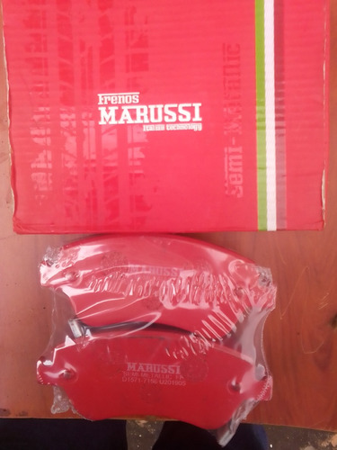 Pastilla De Freno Delantera Corolla 2009-2013, Marca Marussi