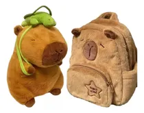 Comprar Alalmochila De Capibara De Felpa Suave Y Muñeca De Capibara,