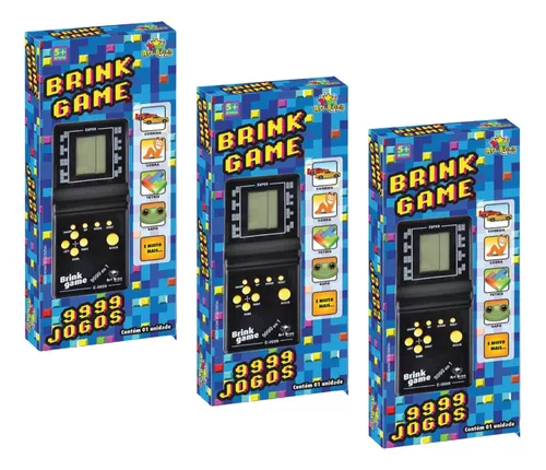 Mini Game Brink Game portátil Jogos antigos retro 9999 in 1 Famoso