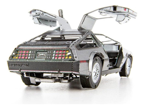 Cc El Rompecabezas 3d Metal Delorean Volver Al Futuro