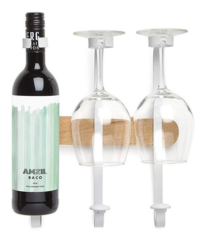 Rack Soporte Botellas  Vino Y Copas  Showvino Umbra