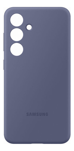 Funda protectora de silicona para Galaxy S24 - Color violeta