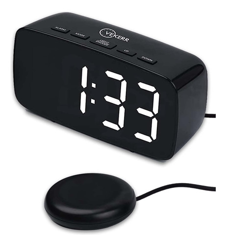 Reloj Despertador Ruidoso Con Agitador De Cama, Despertador 