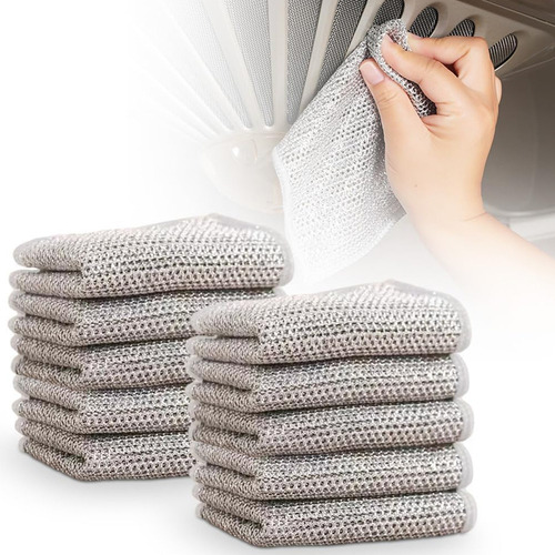 Almohadillas De Fregar Metálicas Reutilizables Para Cocina20