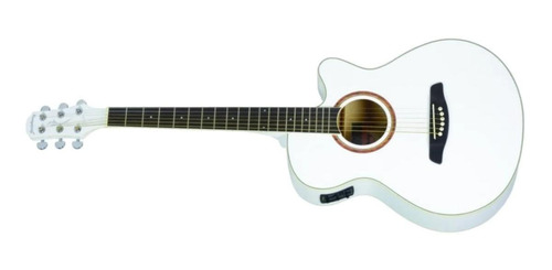 Imagem 3 de 3 de Violão acústico StrinbergBerlin BE30C para destros white
