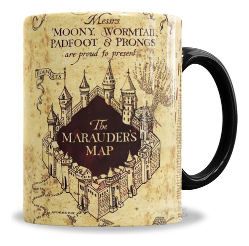 Taza De Cerámica Mágica Harry Potter Termosensible, Con Caja