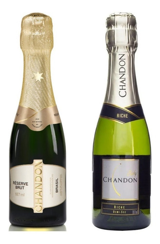 Kit 2 Baby Chandon/ 1 Baby Riche Demisec 1 Baby Reserve Brut