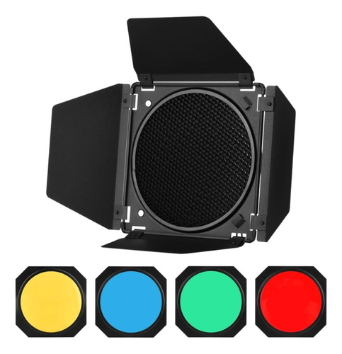 Barndoor  Bd-04 Godox  Rejilla De Nido Kit 4 Colores