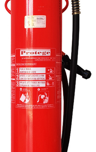 Extint. Pó Químico 80-bc De 20 Kg Tipo Carreta Sobre Rodas