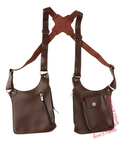 Bolso Tipo Cartera Con Doble Hombro For Axila, For Viajes