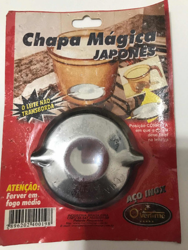 Chapa Para Ferver Leite E Não Deixar Transbordar Aço Inox