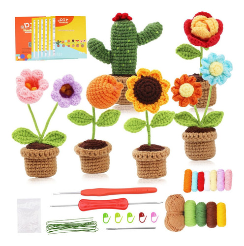 Kits De Crochet Principiantes Con Instrucciones Kit Inicio