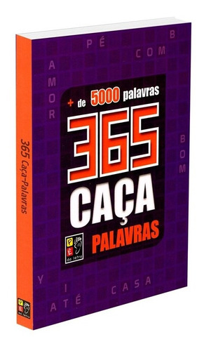 Livro - 365 Caca Palavras Mais De 5000 Palavras