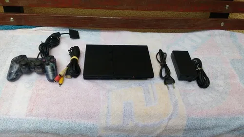 Playstation 2 Slim Completo Funciona Ps1 (Usado)