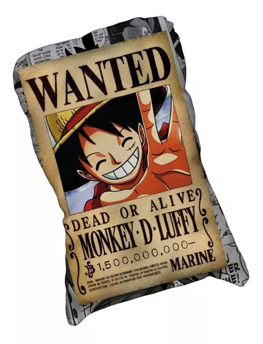 Almofada Anime One Piece Monkey D. Luffy + Chaveiro