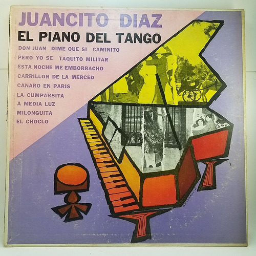 Juancito Diaz - El Piano Del Tango - (darienzo) Vinilo Lp