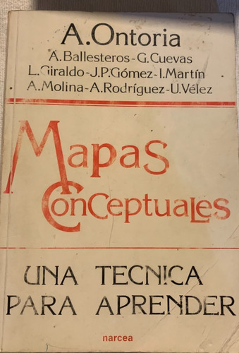 Libro Mapas Conceptuales Una Tecnica Para Aprender