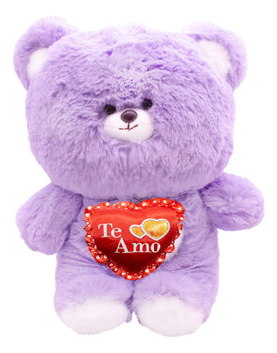 San Valentin Oso D Peluche Tierno Corazon Te Amo 50cm Color Te Amo Rojo
