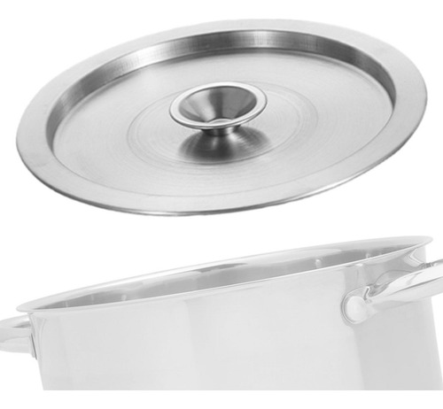 Tapa De Wok De Acero Inoxidable Anti Escaldaduras Para 26 Cm