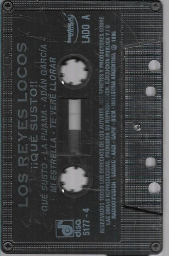 Los Reyes Locos Album Que Susto Leader Cassette S/portada