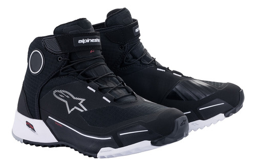 Bota Alpinestars Crx Pilotagem Moto Branco Impermeável Tênis