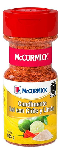 8 Pza Sal Con Chile Y Limón Mccormick 104 G
