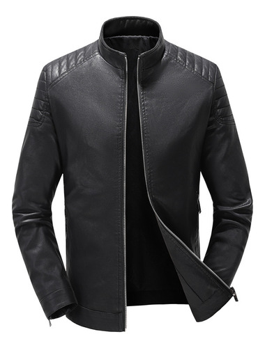 Chaqueta De Cuero De Capa Superior Fina Para Hombre De Cuero