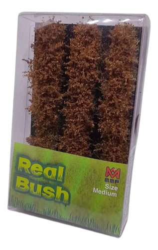 Pasto Vegetacion 20mm Diorama Winter Brown Real Bush Maqueta