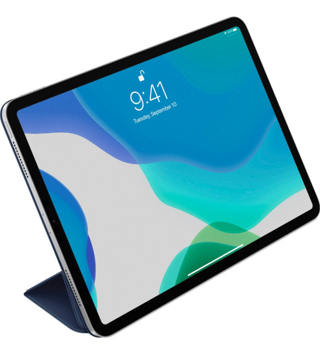 Imagen 10 de 10 de Smart Folio Case iPad Pro 12.9 M1 2021 C/ Pencil Holder Azul
