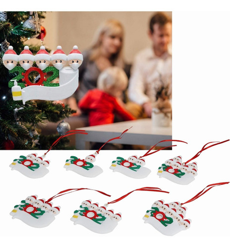 7pcs Bendiciones De Bricolaje Órnamento De Navidad